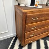 Vintage compass foot chest of drawers