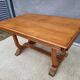Table bureau extensible Art Déco 1930 piétement en accolades