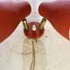 Double wall lamp in metal and brass 1950