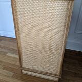 Rattan and wicker chest of drawers
