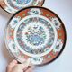 2 assiettes chinoises peintes à la main début 20ème siècle famille rose en parfait état