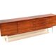 large vintage Brazilian rosewood sideboard from Bartels made in the 1960s