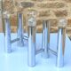 Chromed metal wall lights from Sciolari House in the 60s