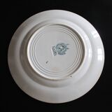 Set of 5 ironstone plates Moulin des Loups & Hamage