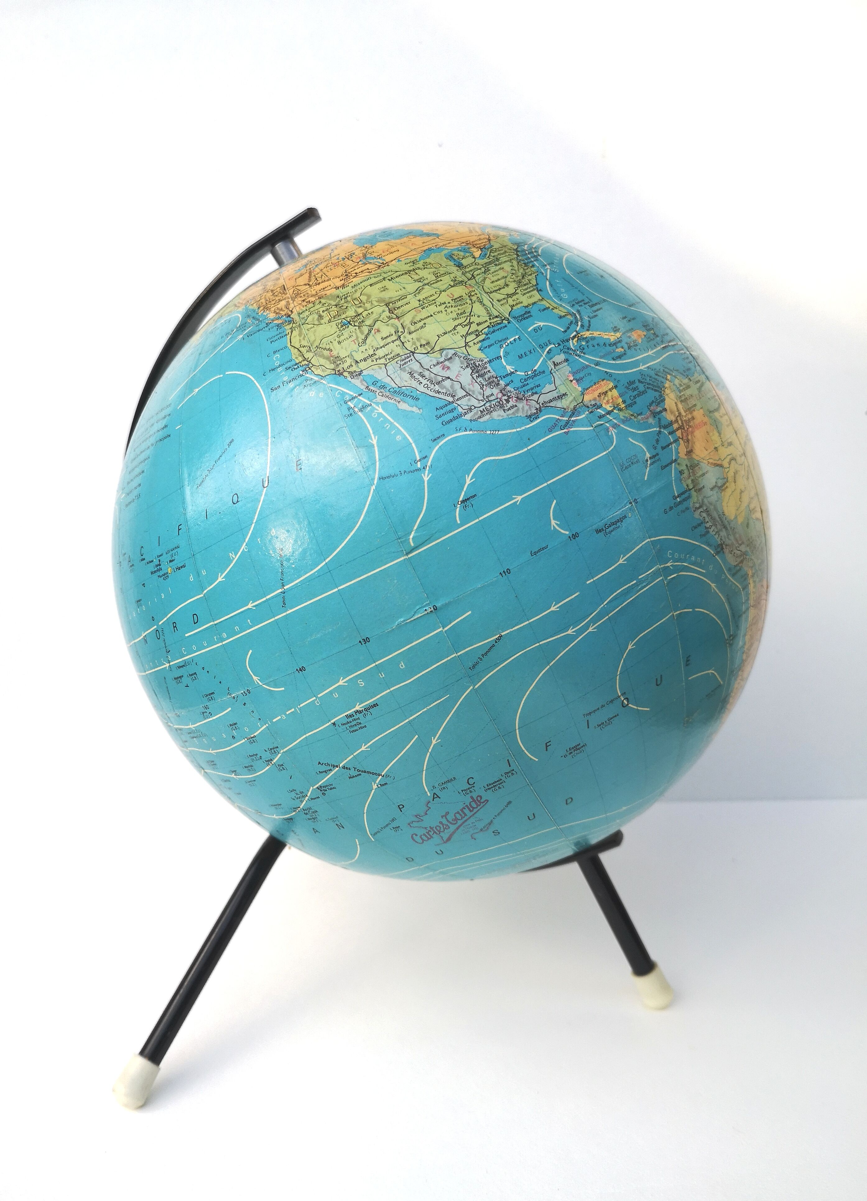 Terrestrial globe Taride 1971