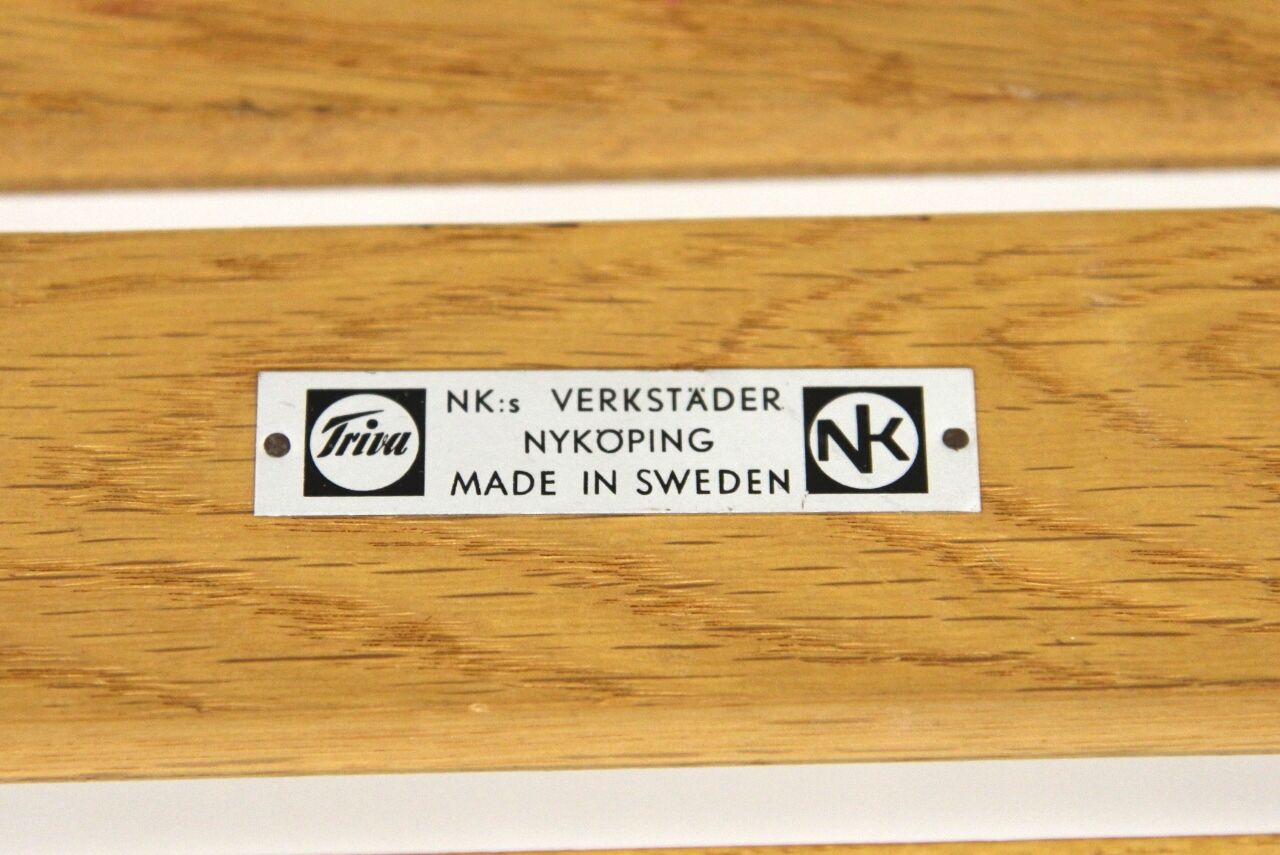 Minimalist bench "Tokyo" Yngvar Sandström, Nordiska Kompaniet, NK, Sweden, 1970