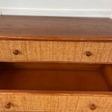 Rattan chest of drawers