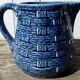 Pichet Digoin Sarreguemines bleu