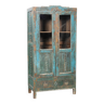 Old Teak Wardrobe (Original blue patina)