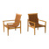 Pair of wicker lounge chairs from uluv, czechoslovakia, 1960s