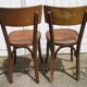 Pair of Baumann bistro chairs