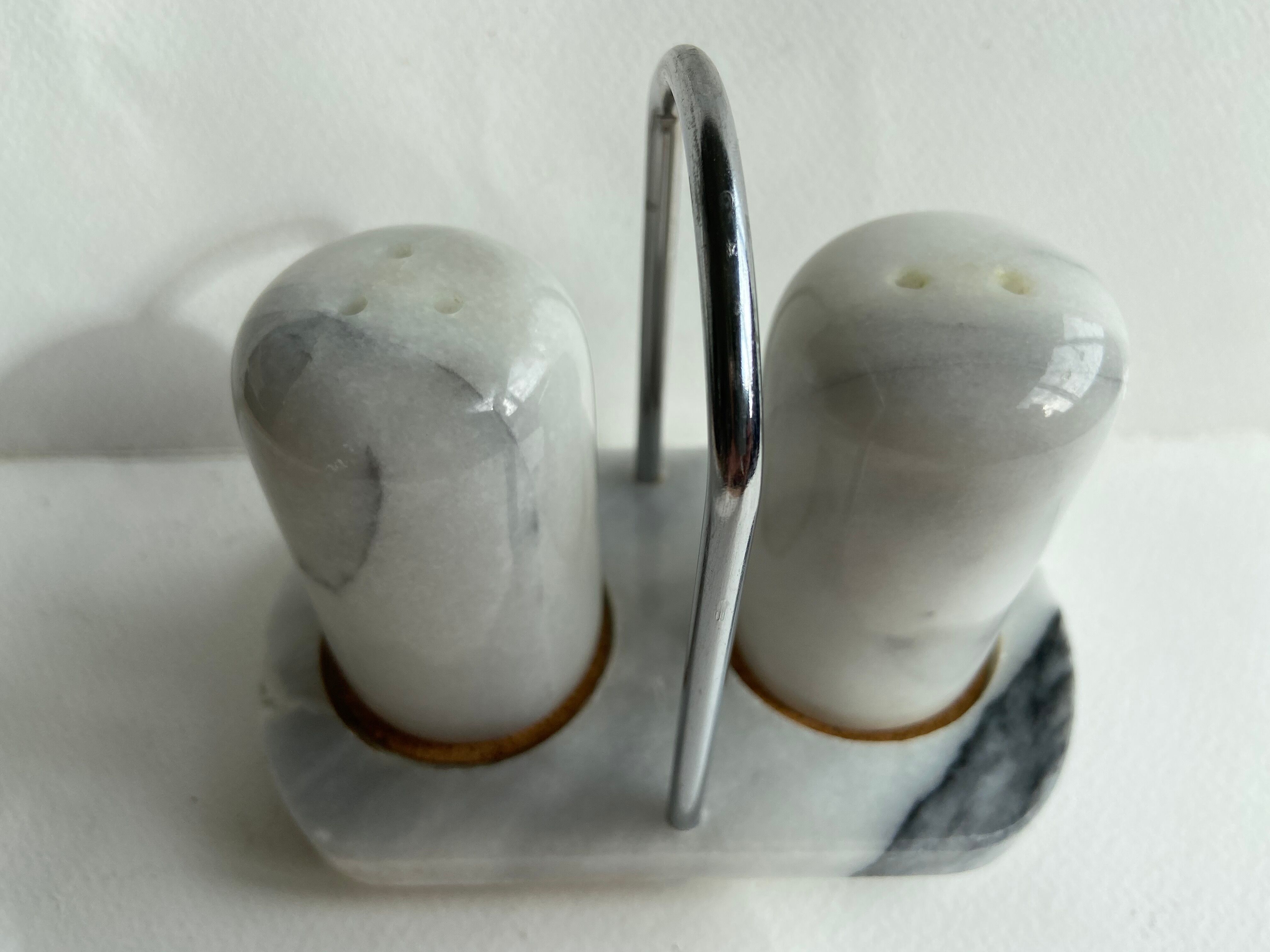 Marble salt and pepper shaker