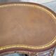 Victorian desk with leather top, restored.