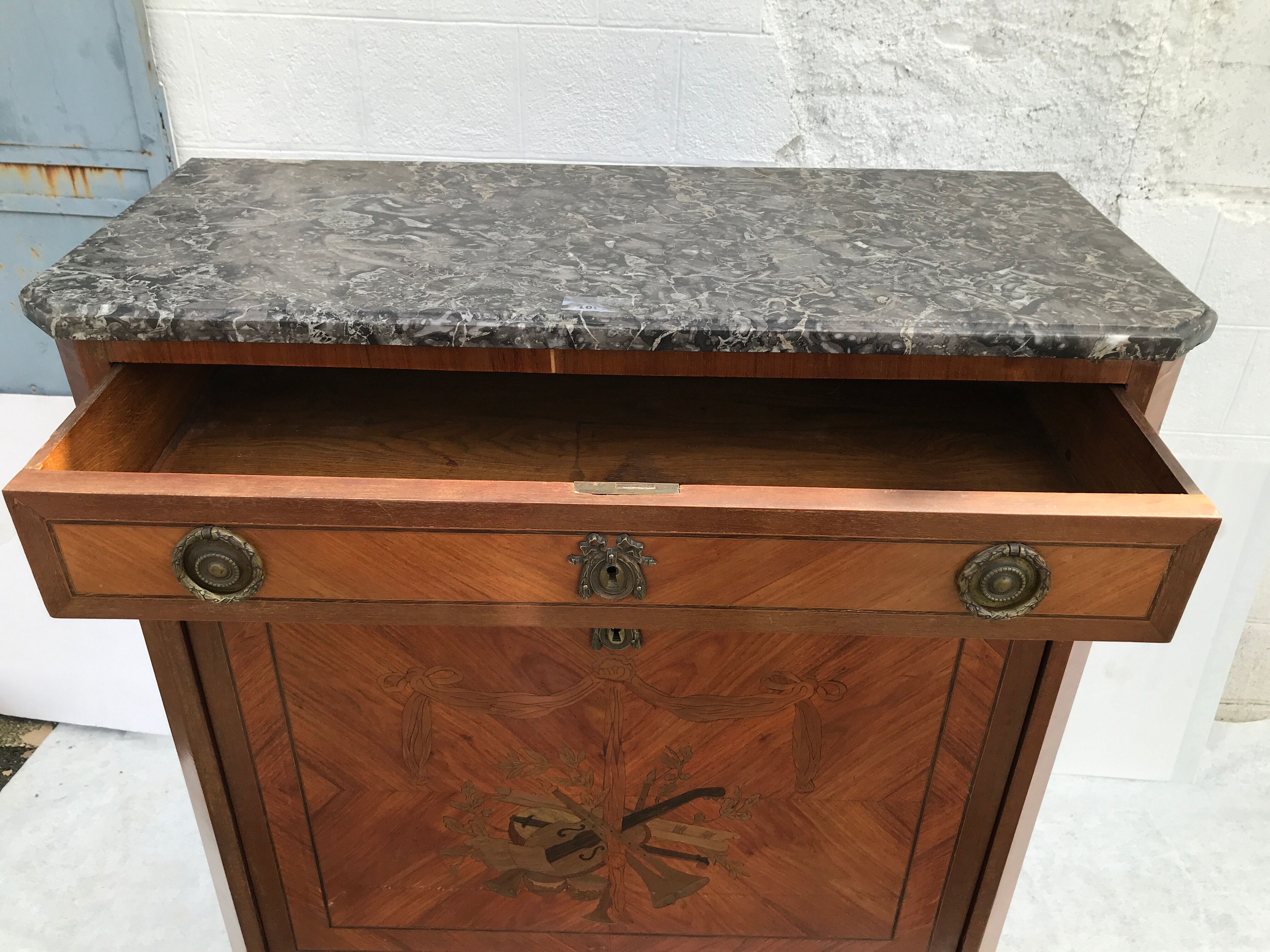 Secretary xviii stamped in louis xvi transition style