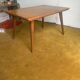 Table pieds pieds compas année 50.