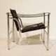 LC1 armchair with reclining backrest, model B301 by Le Corbusier - no. 412