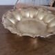 Fluted basket in copper brass