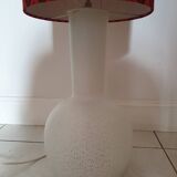 Floor lamp opaline base 2 lights Doria Leuchten