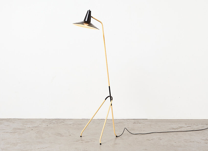 Rare Dutch Floor Lamp 1950s