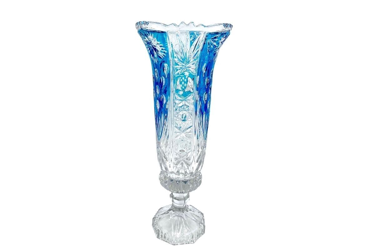 A glass vase, Huta Anna, Germany, 1970s