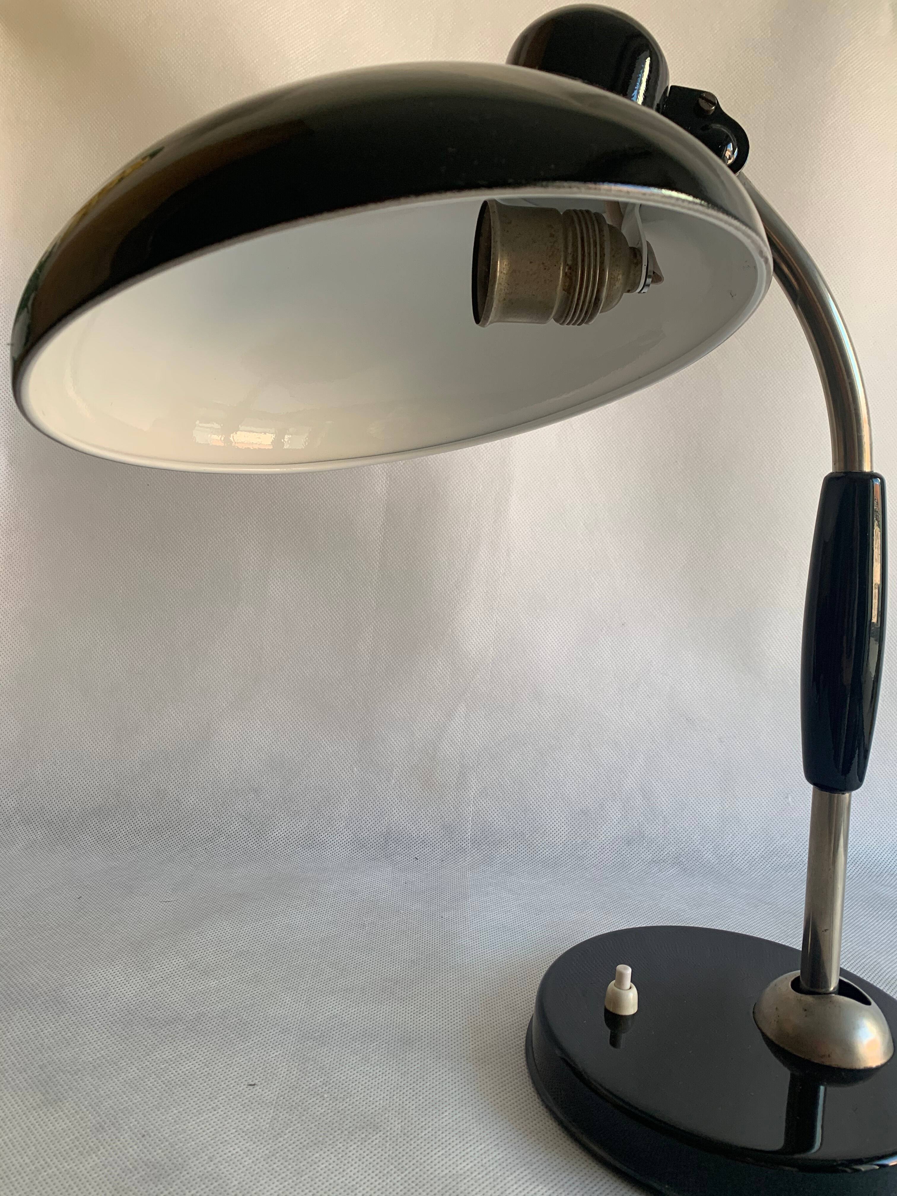 Bauhaus table lamp by Christian Dell for Koranda, 1940s