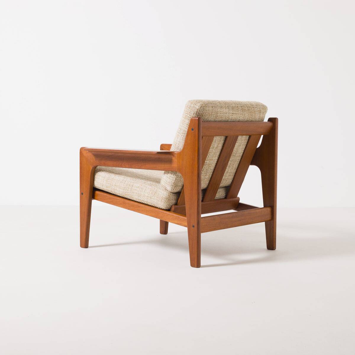 Set of 2 Teak Easy chairs by Arne Wahl Iversen for Komfort, Denmark, 1960s