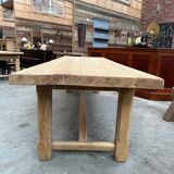 Very large solid oak farm table