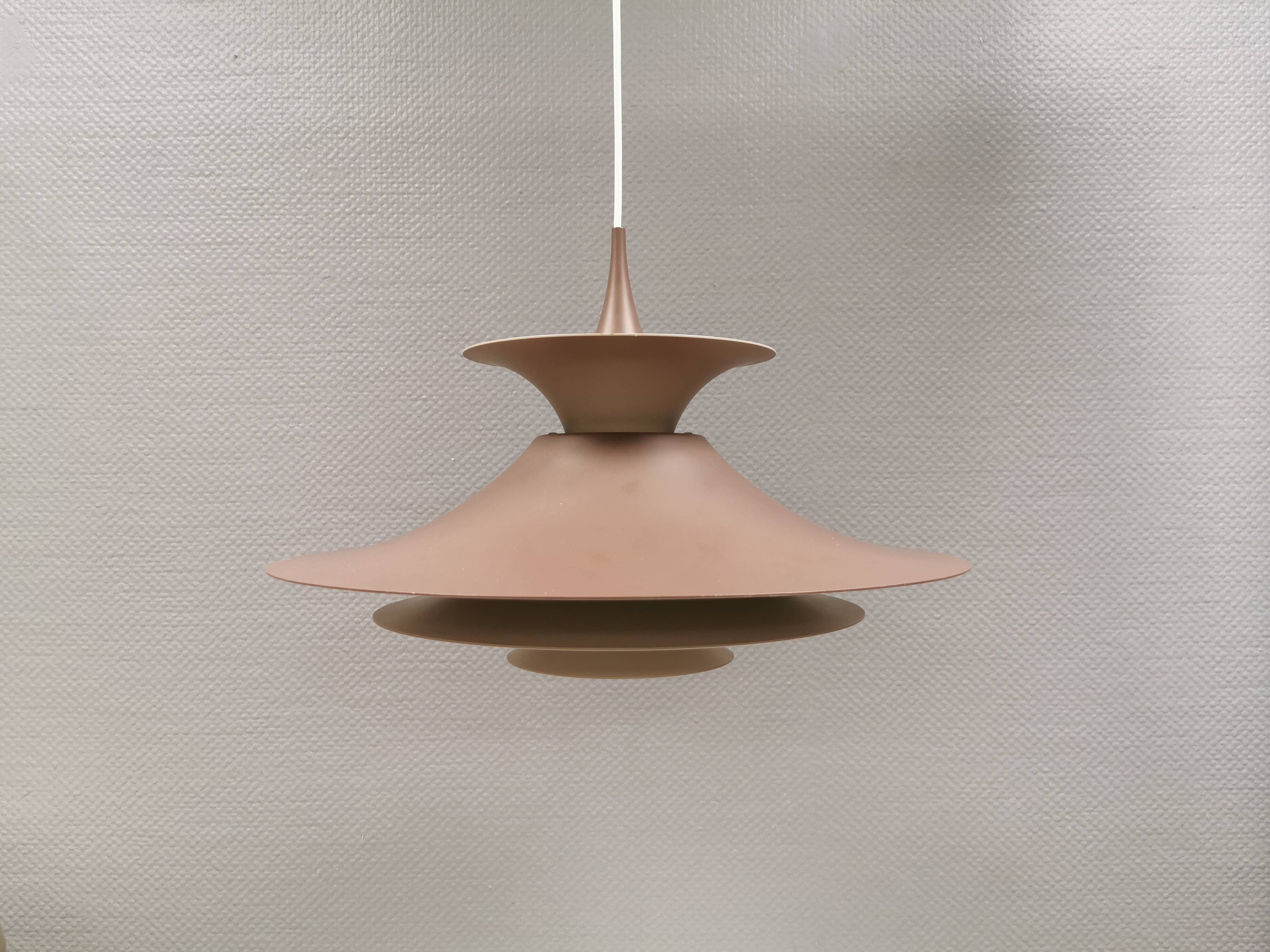 Radius hanging lamp, by Erik Balslev, for Fog & Mørup Denmark 1970s