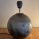 Pied de lampe en céramique artisanale