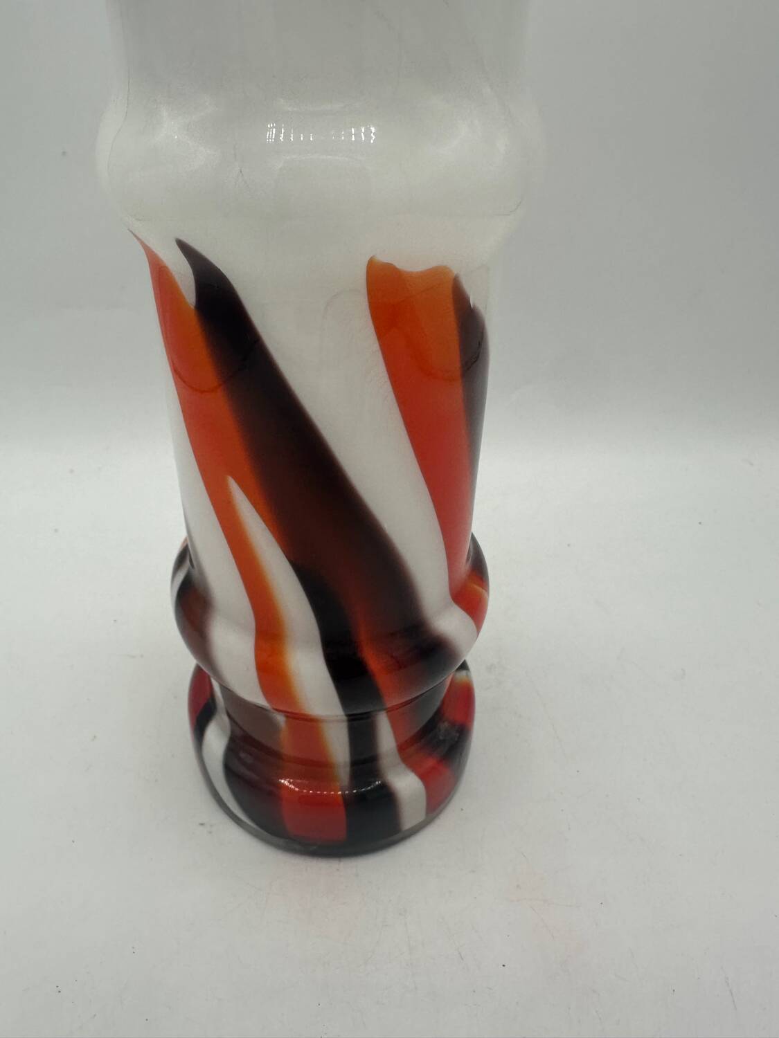 Flamed opaline vase