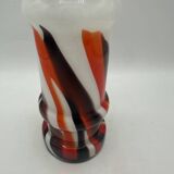 Flamed opaline vase