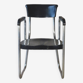 Thonet Bauhaus cantilever armchair, designer Emile Guillot - 1935 -