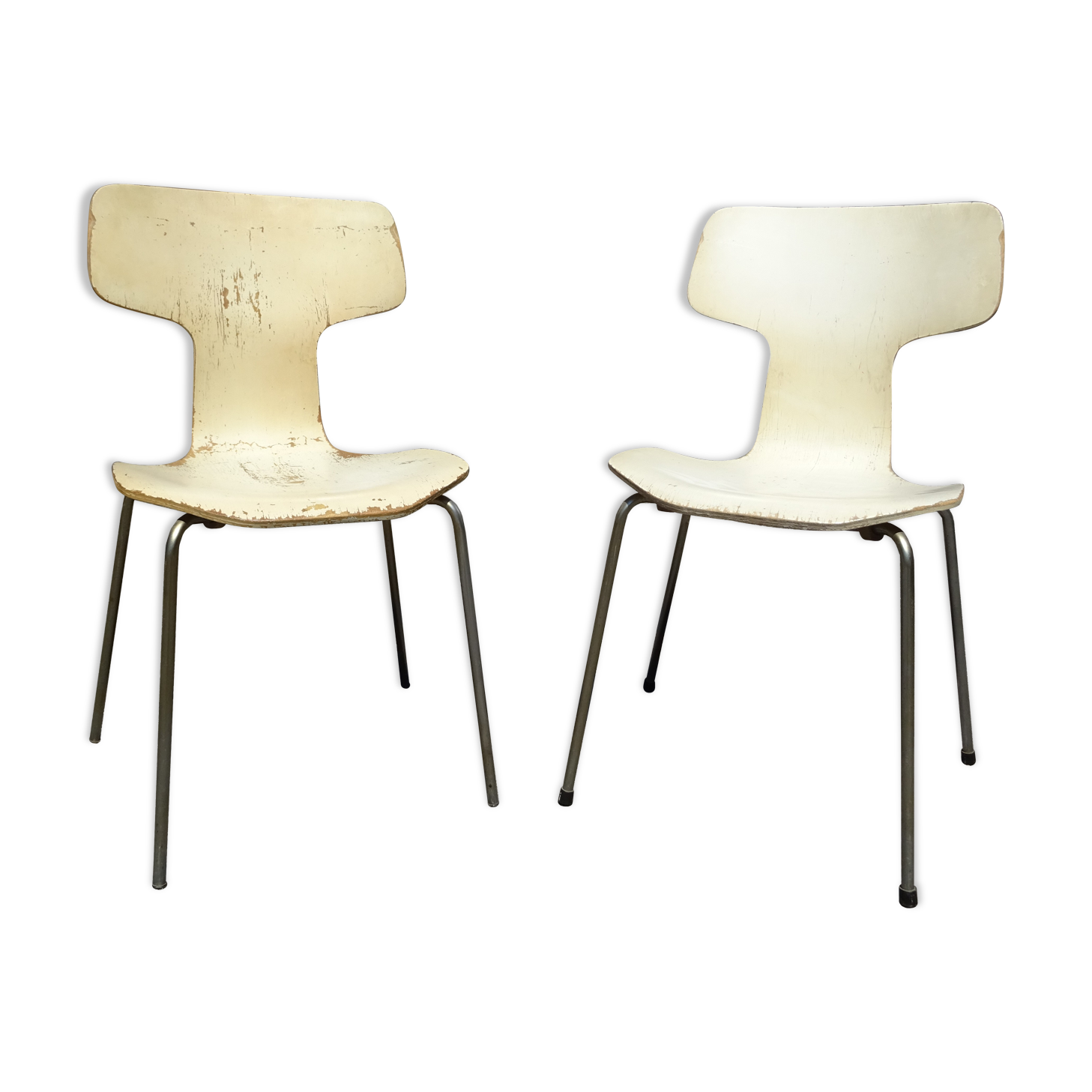 Paire de chaises modèle 3103 Hammer d'Arne Jacobsen pour Fritz Hansen