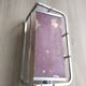 Coat rack in aluminum and mirror, vintage, Sncf style, luggage rack, hat rack