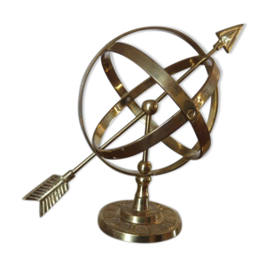 Astrolabe en laiton massif