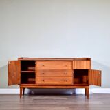Midcentury Petite Sideboard / Cabinet In Teak From Austinsuite. Vintage Mod