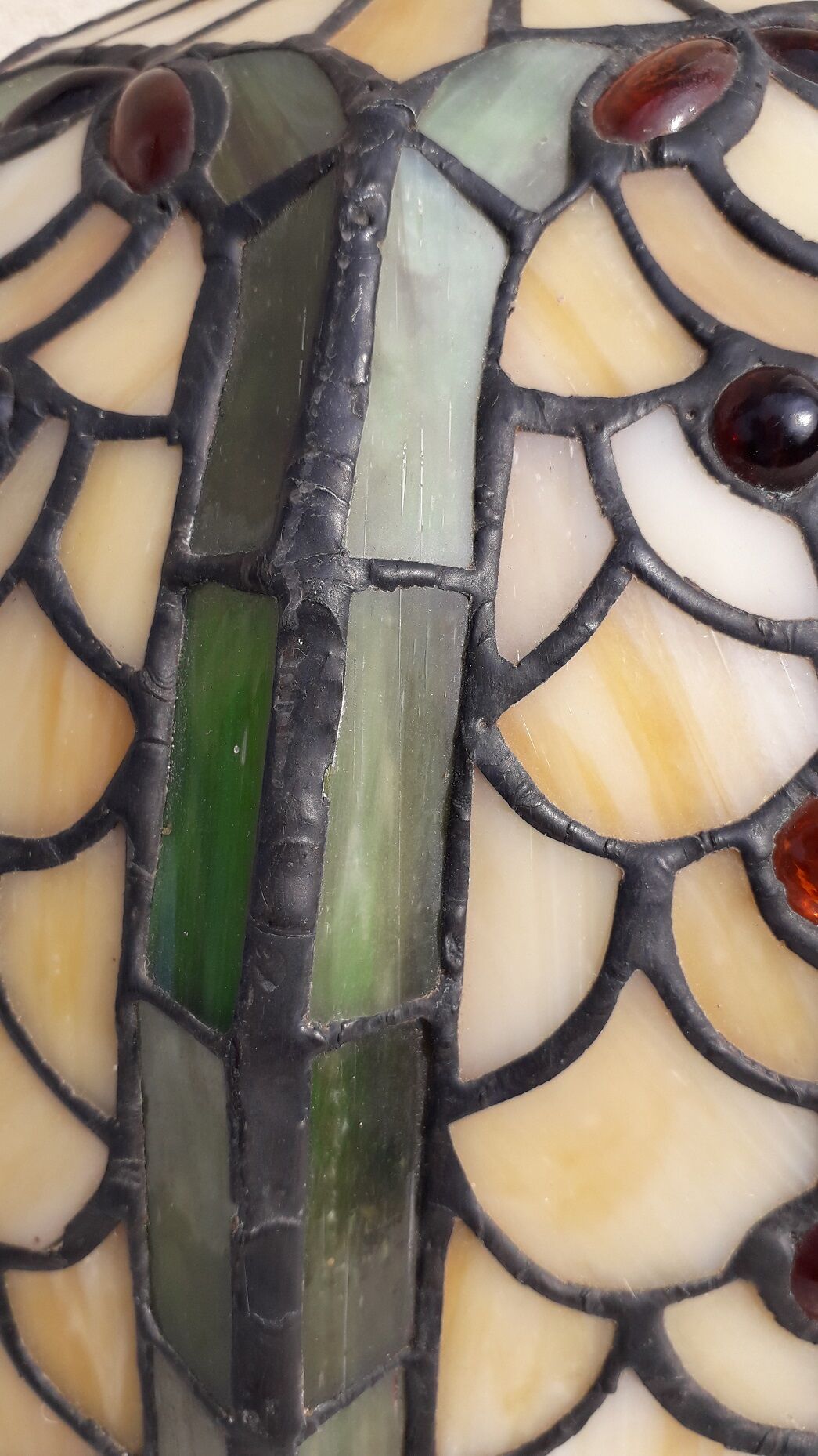 Stained glass lampshade