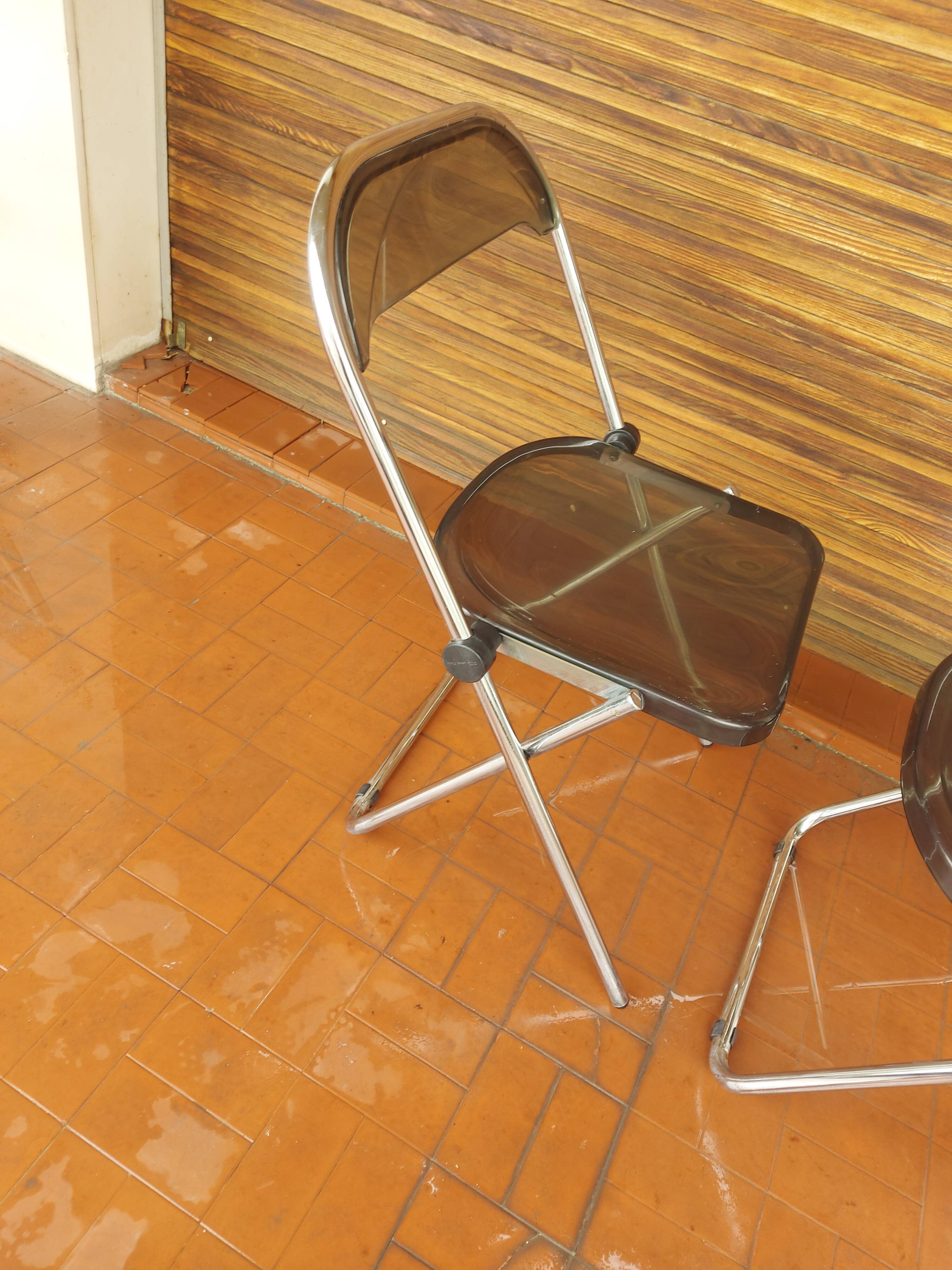 2 folding chairs in plexi , Itialienne , 2inn in Lissone