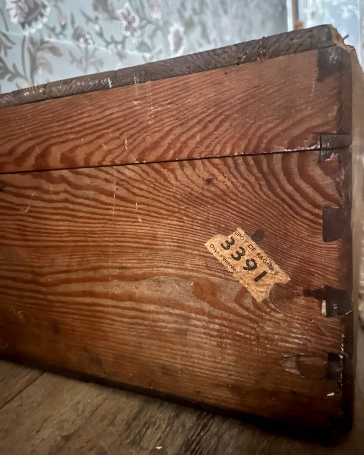 Coffre vintage de rangement
