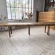 Brutalist popular art table XXL 3.5m/4m pine and oak