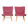 Original Pair of Mid-Century Armchairs by Miroslav Navratil, Czechia, 1950s