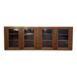 Paire de vitrine à suspendre Art Nouveau en frêne