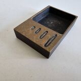 Cendrier en bronze attribué à Jacques Lauterbach, années 1960