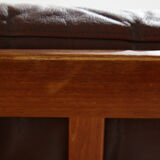 Danish leather sofa set by Arne Wahl Iversen for Komfort