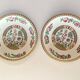 Two English porcelain plates by Bridgewood from the 20th century.