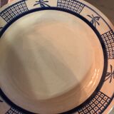 Assiettes plates terre de fer Gien