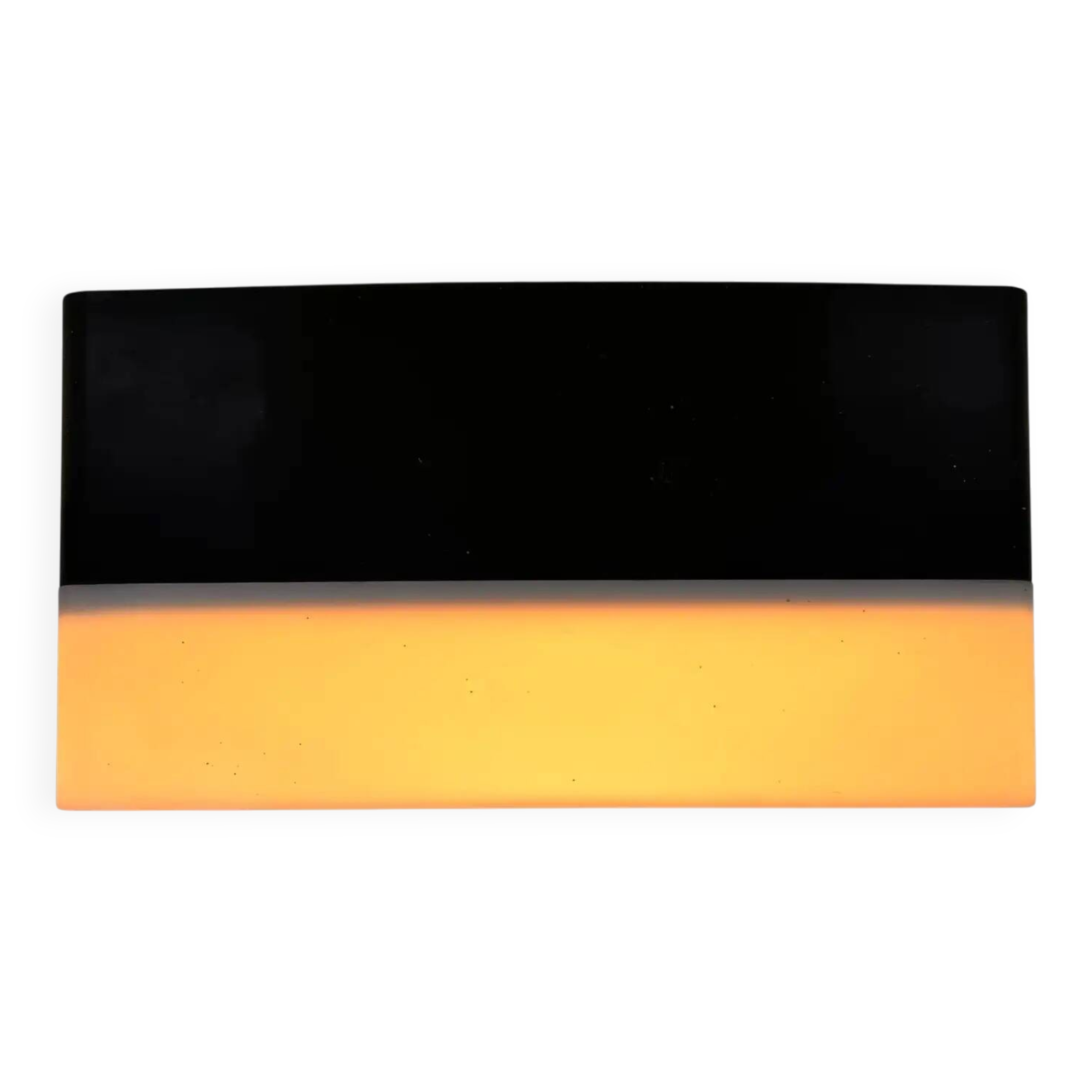 Paire de lampes murales ou plafonniers/flushmounts de design midcentury par Erco, années 1970.
