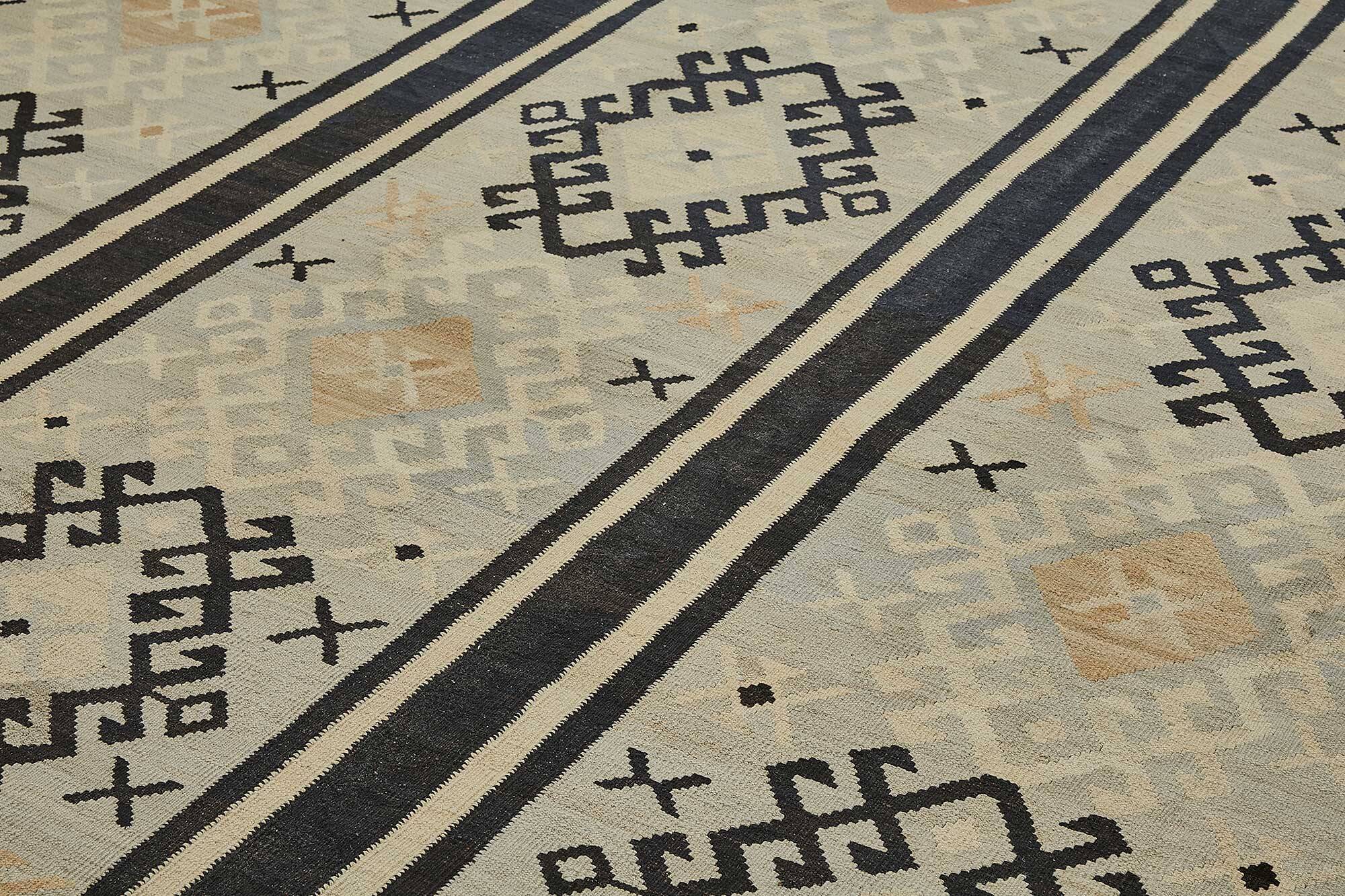 Contemporary Tribal Decorative Kilim 321 cm x 427 cm