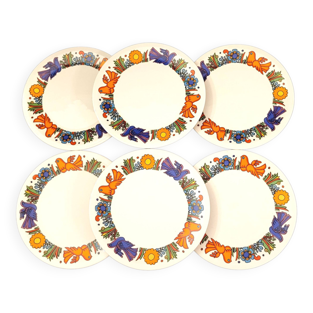 Villeroy & boch acapulco 6 assiettes en parfait état Selency