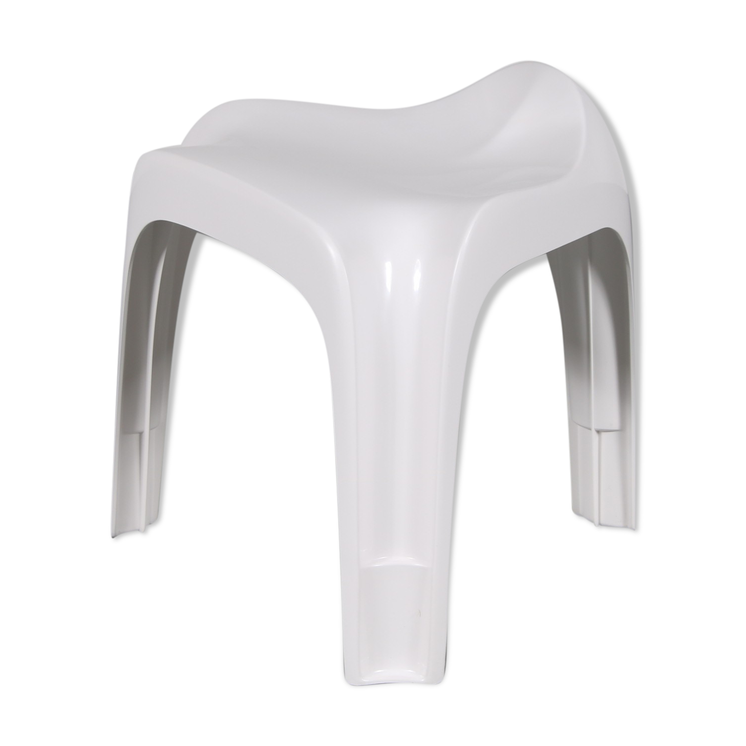 2000s White “Casalino” stool by Alexander Begge for Casala, Germany